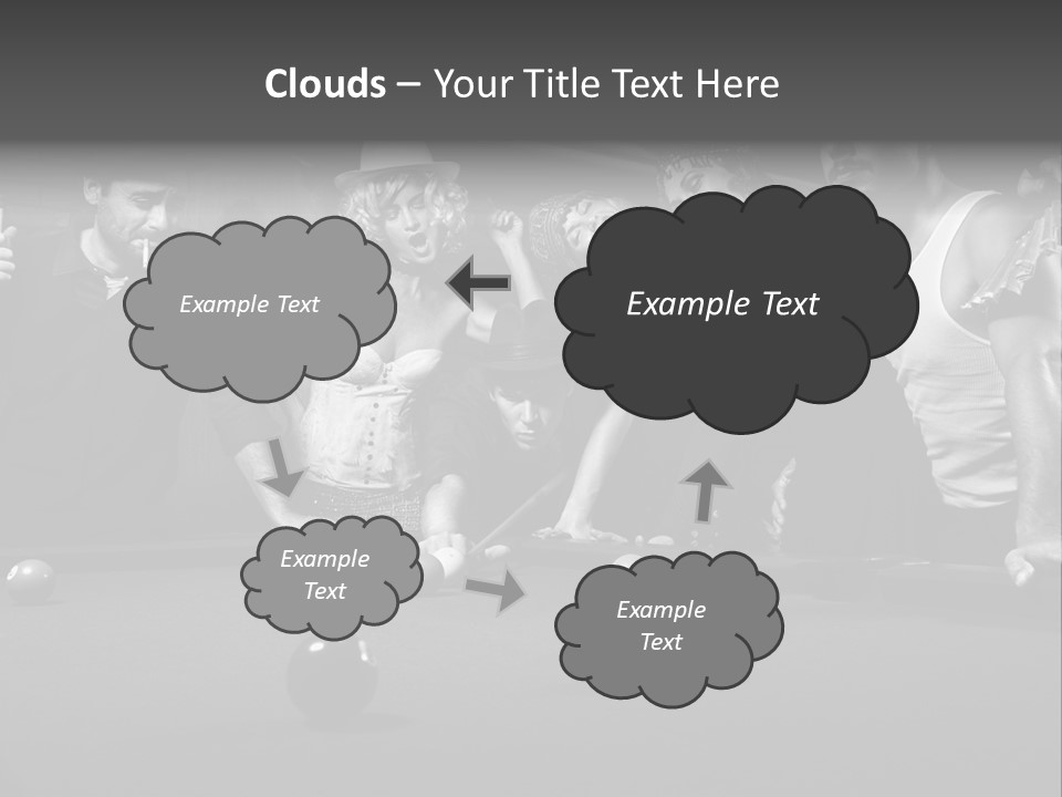 Night Out Recreation Horizontal PowerPoint Template