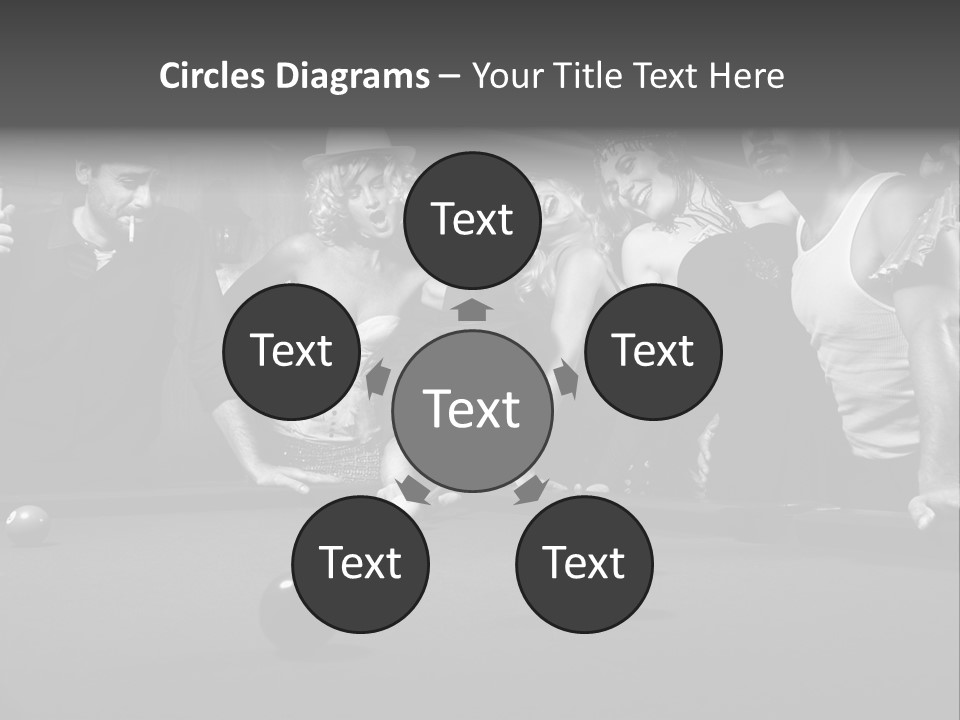 Night Out Recreation Horizontal PowerPoint Template