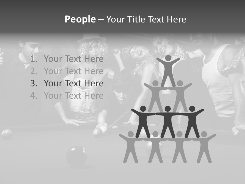 Night Out Recreation Horizontal PowerPoint Template