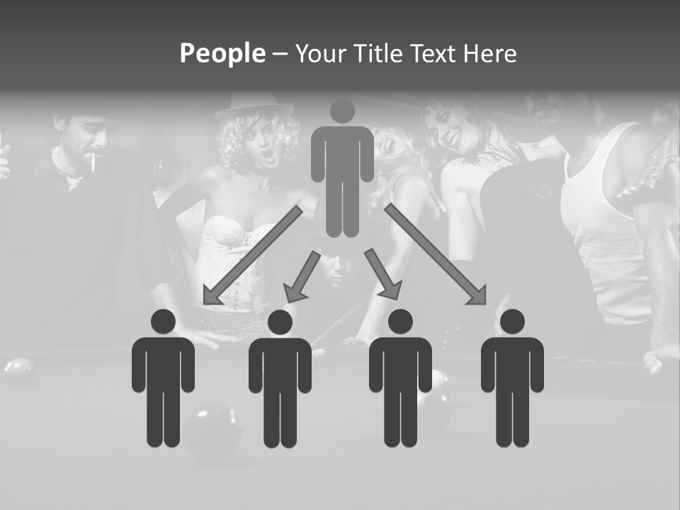 Night Out Recreation Horizontal PowerPoint Template