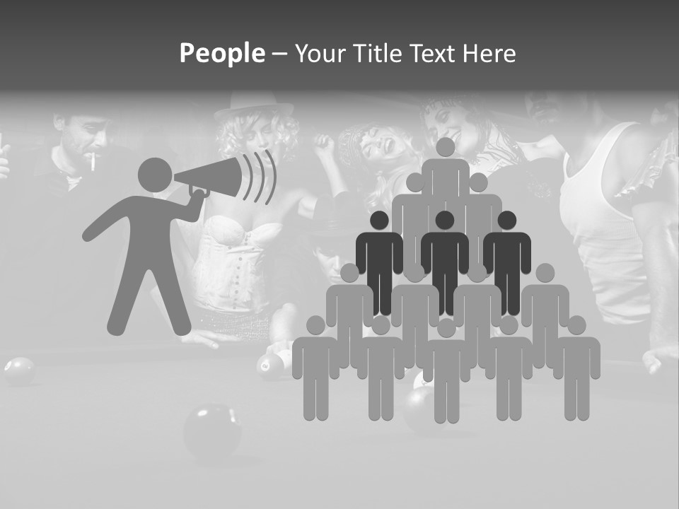 Night Out Recreation Horizontal PowerPoint Template