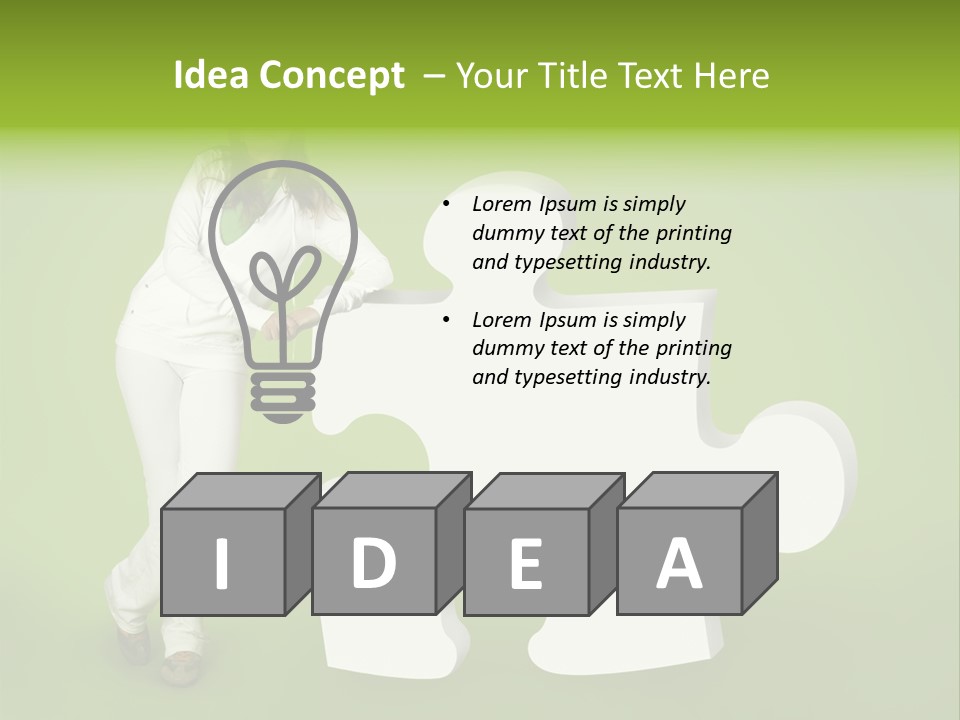 Decision Brain Concentration PowerPoint Template