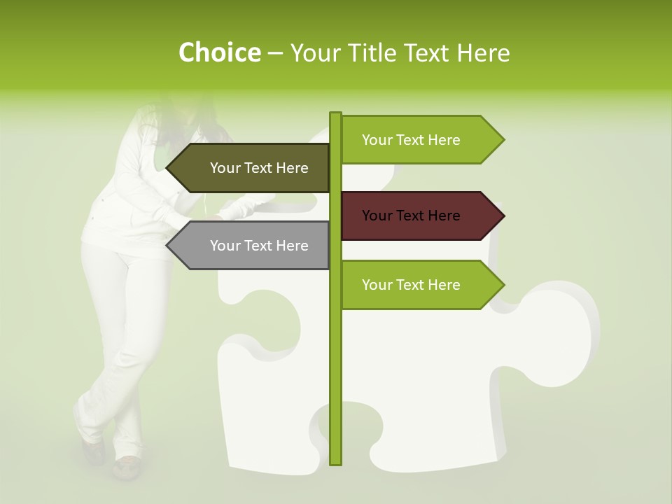 Decision Brain Concentration PowerPoint Template