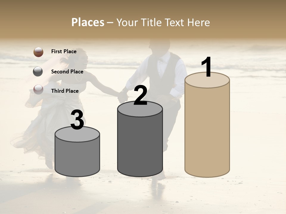 Running Happy Love PowerPoint Template