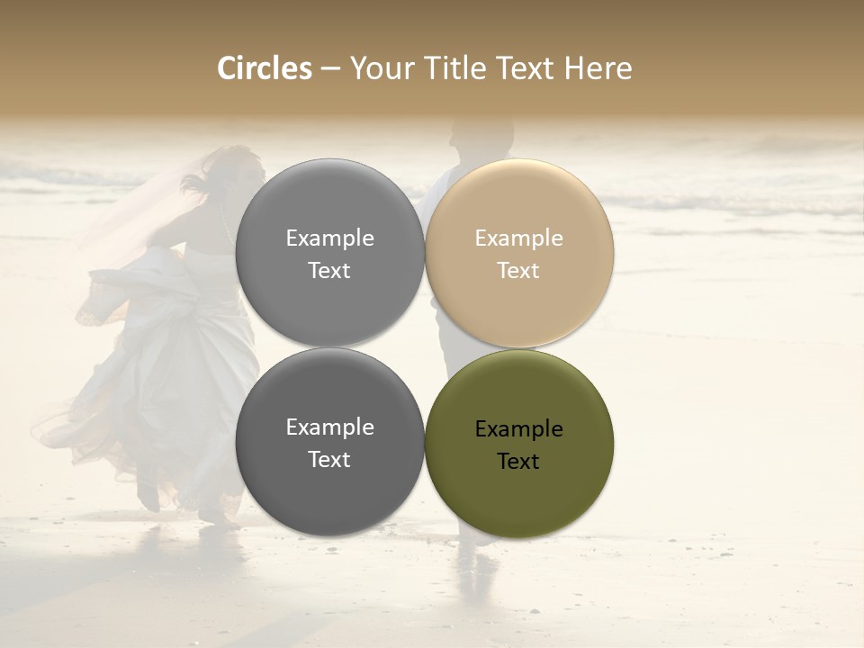 Running Happy Love PowerPoint Template