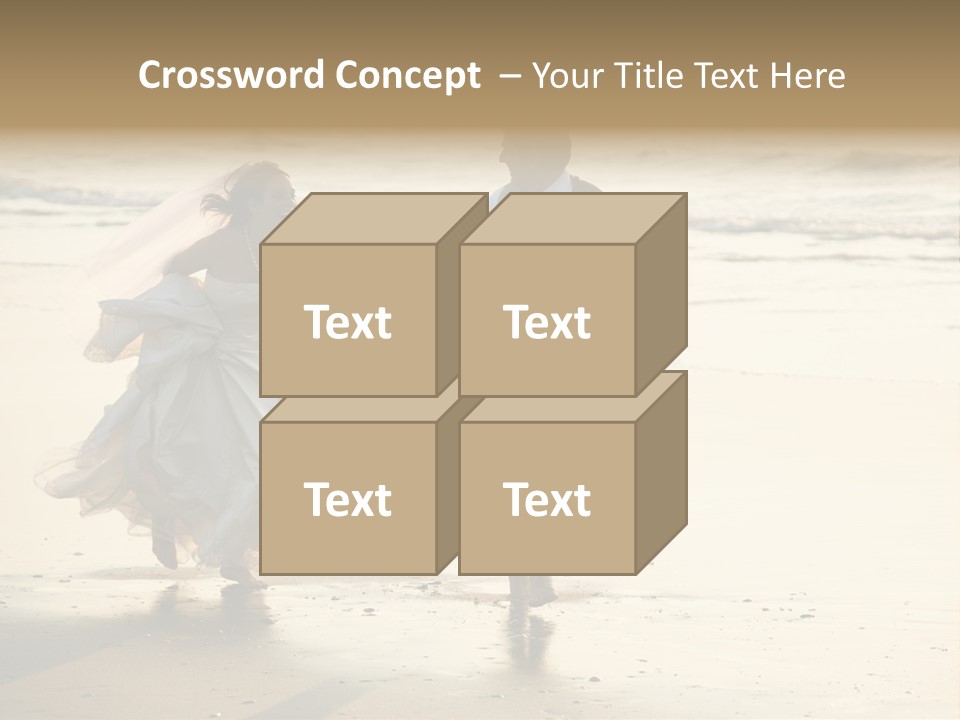 Running Happy Love PowerPoint Template