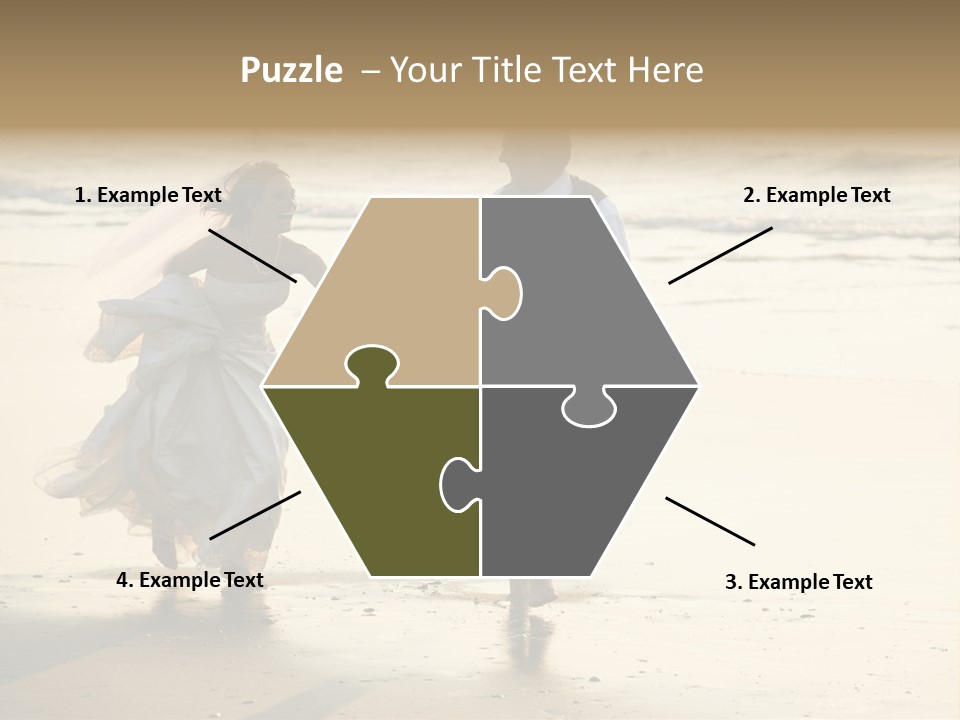 Running Happy Love PowerPoint Template