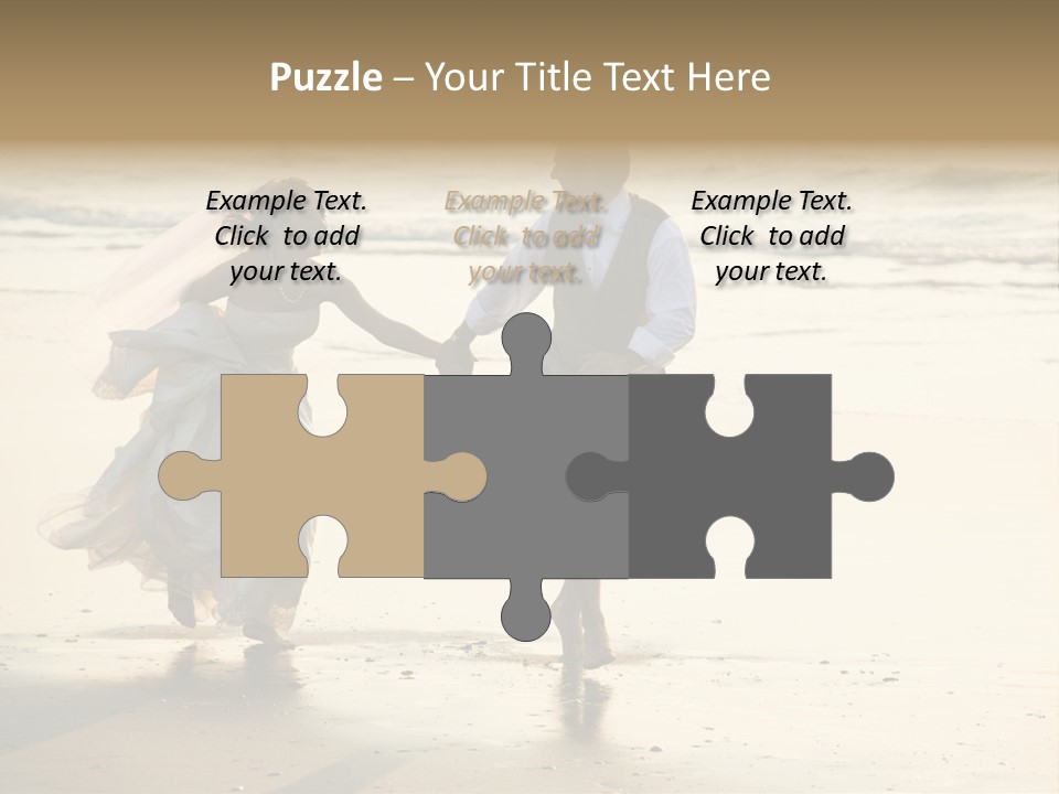 Running Happy Love PowerPoint Template