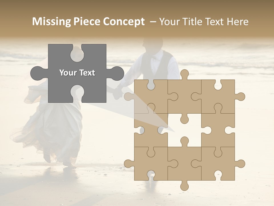 Running Happy Love PowerPoint Template