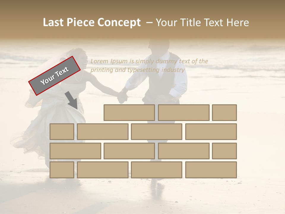 Running Happy Love PowerPoint Template