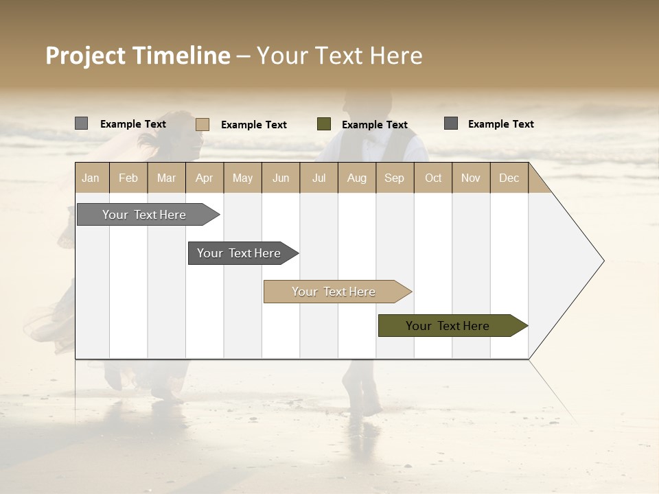 Running Happy Love PowerPoint Template