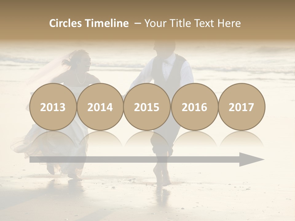 Running Happy Love PowerPoint Template