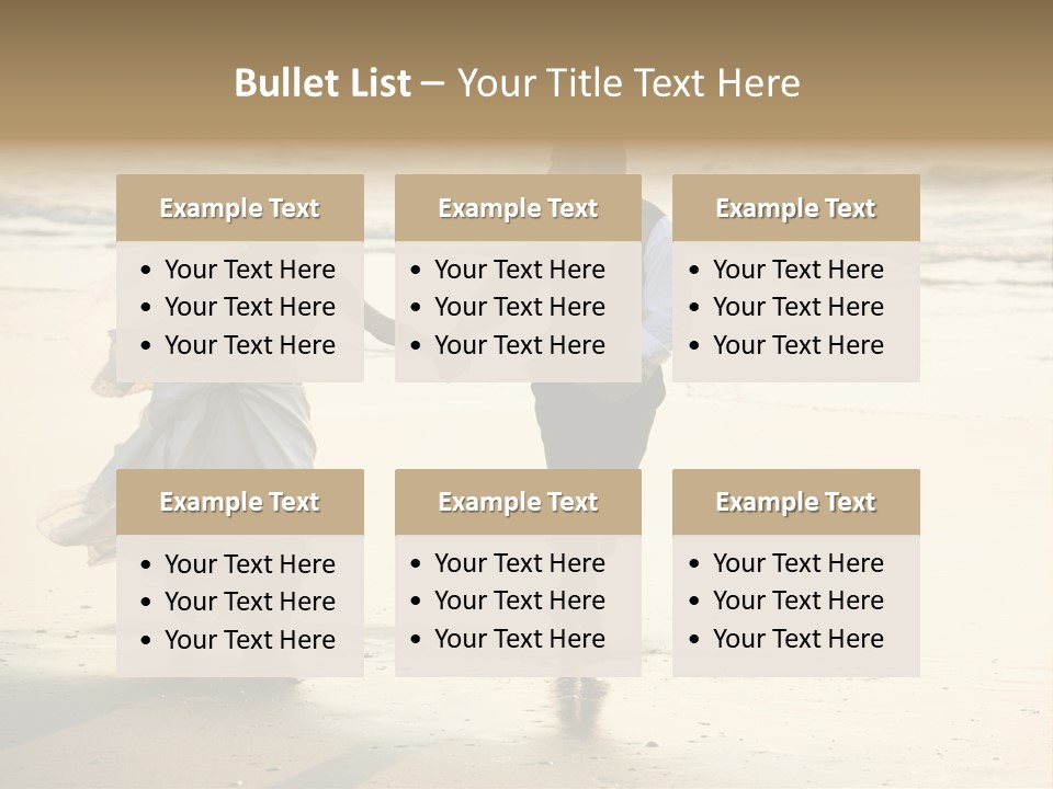 Running Happy Love PowerPoint Template