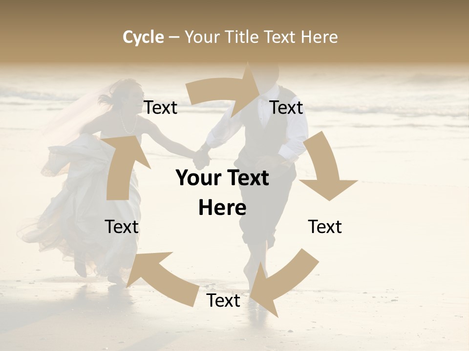 Running Happy Love PowerPoint Template