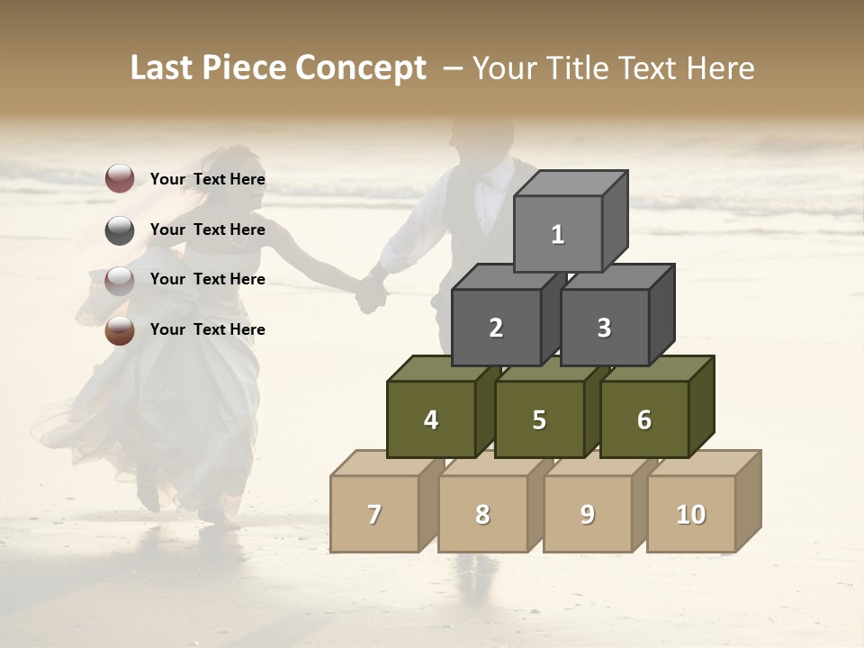 Running Happy Love PowerPoint Template