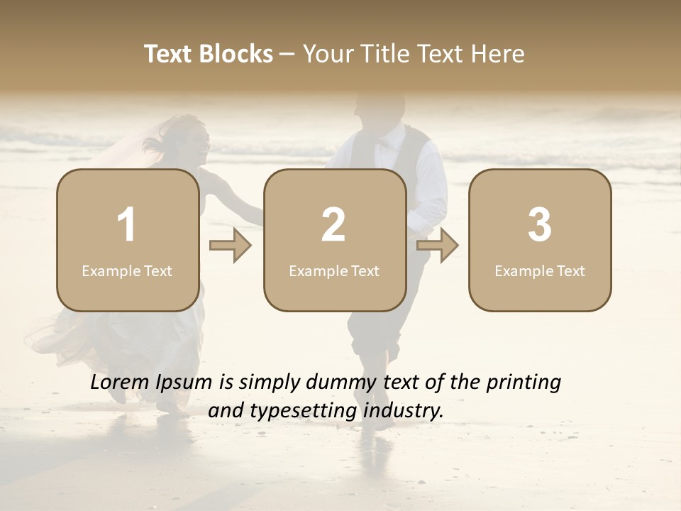 Running Happy Love PowerPoint Template