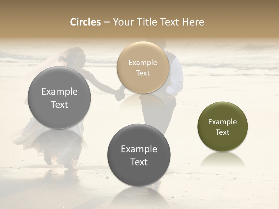 Running Happy Love PowerPoint Template
