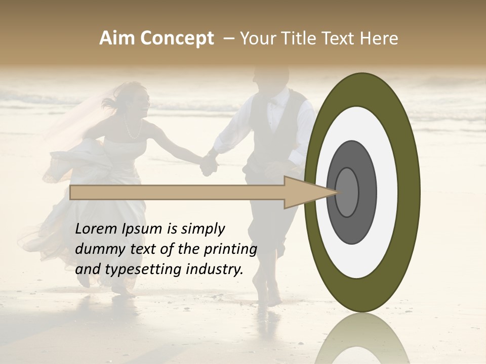 Running Happy Love PowerPoint Template
