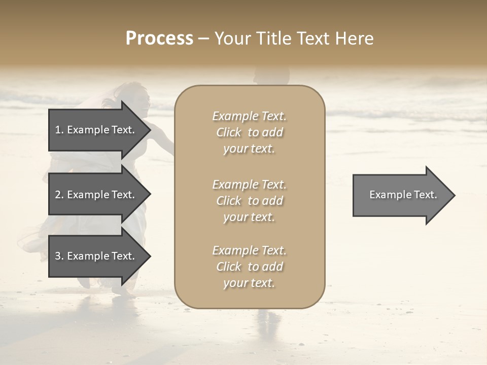 Running Happy Love PowerPoint Template