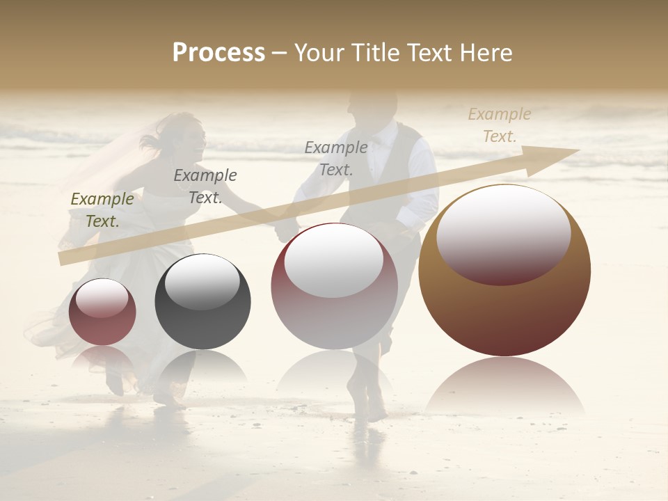 Running Happy Love PowerPoint Template