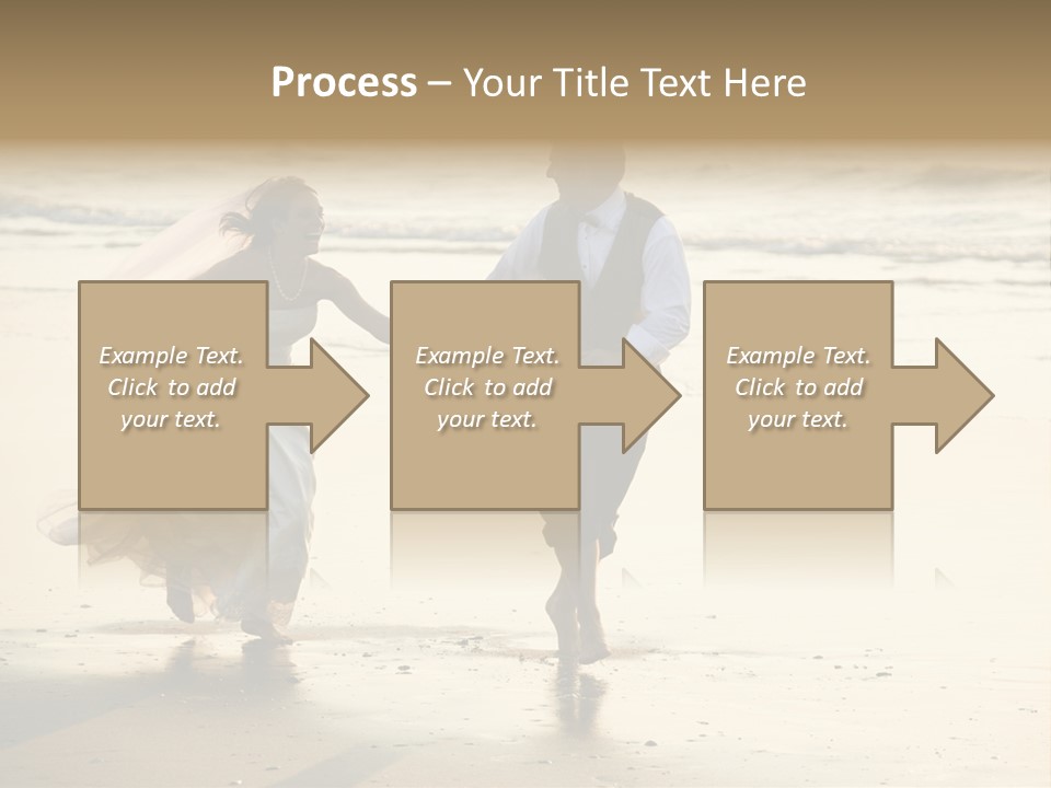 Running Happy Love PowerPoint Template
