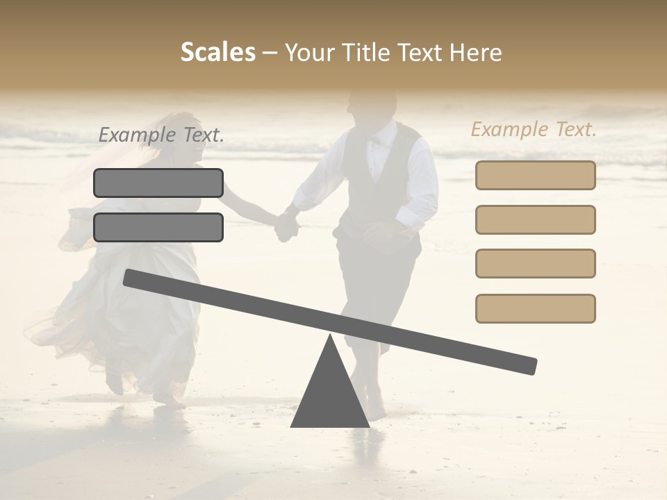Running Happy Love PowerPoint Template