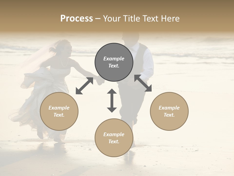 Running Happy Love PowerPoint Template