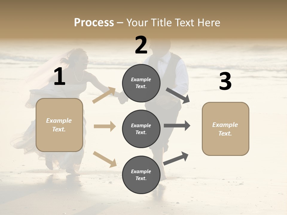 Running Happy Love PowerPoint Template
