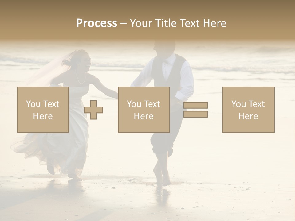 Running Happy Love PowerPoint Template