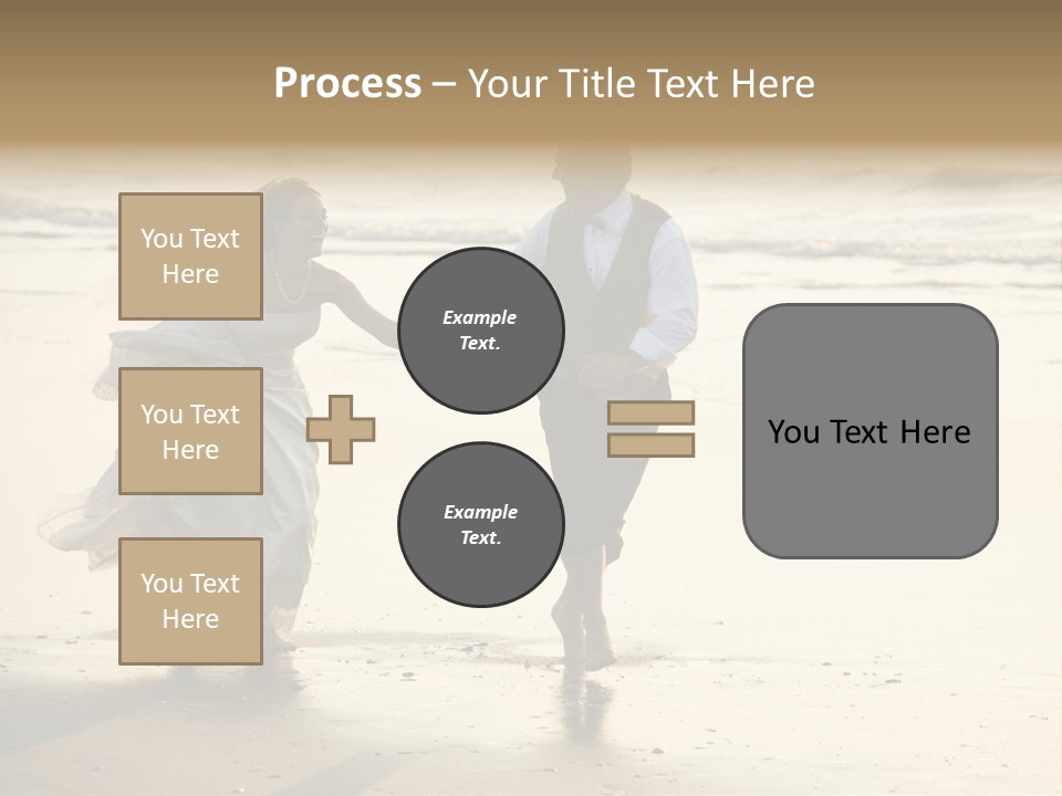 Running Happy Love PowerPoint Template