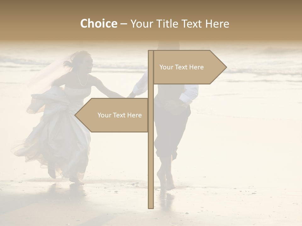 Running Happy Love PowerPoint Template