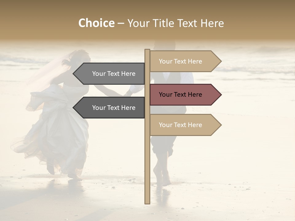 Running Happy Love PowerPoint Template