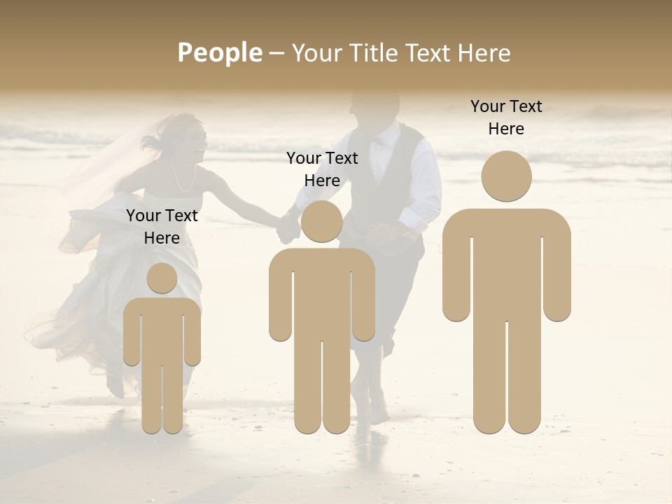 Running Happy Love PowerPoint Template