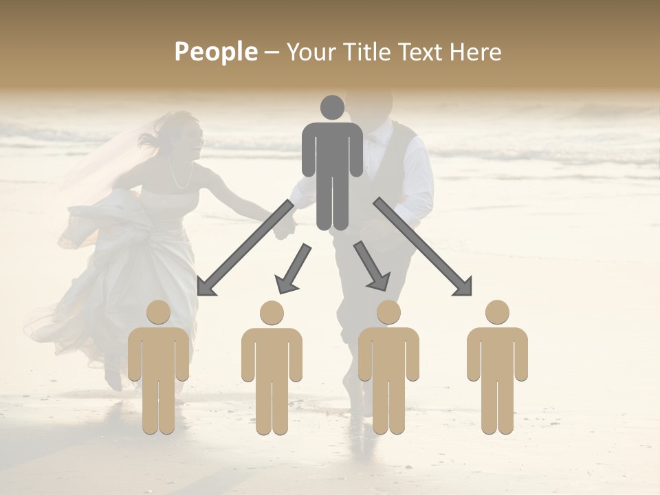 Running Happy Love PowerPoint Template