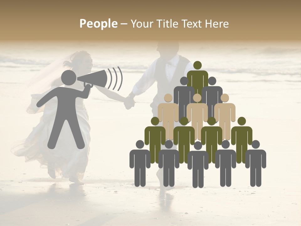 Running Happy Love PowerPoint Template