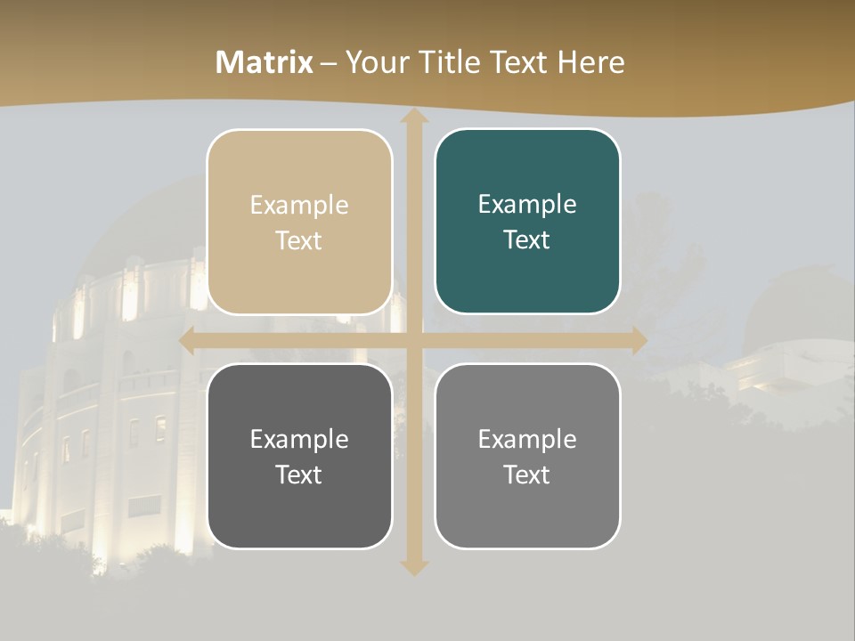Astronomy Building Observatory PowerPoint Template