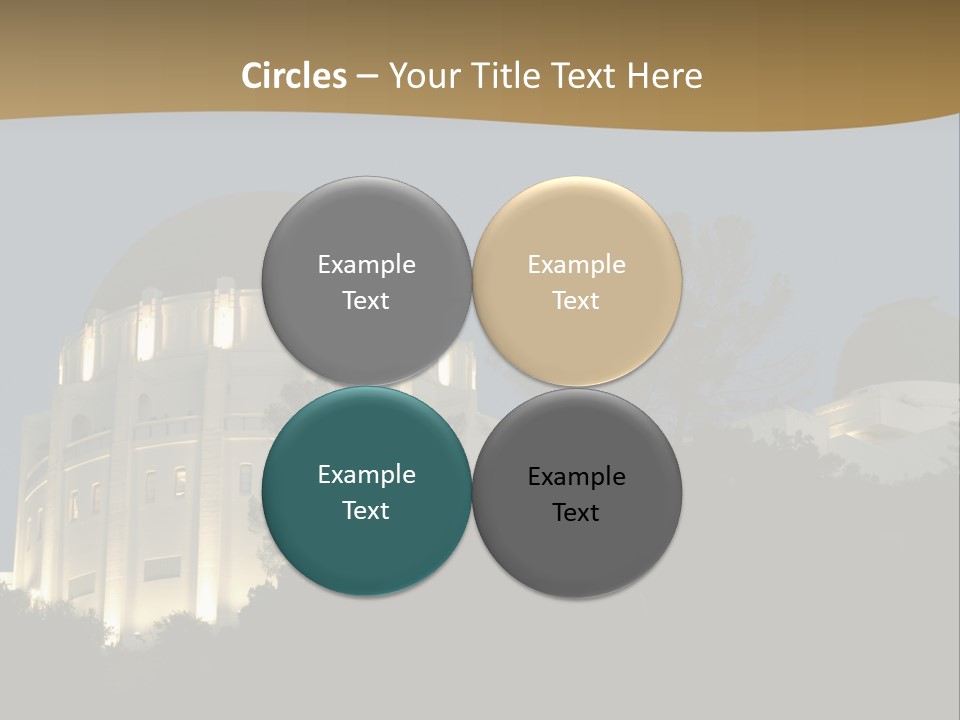 Astronomy Building Observatory PowerPoint Template