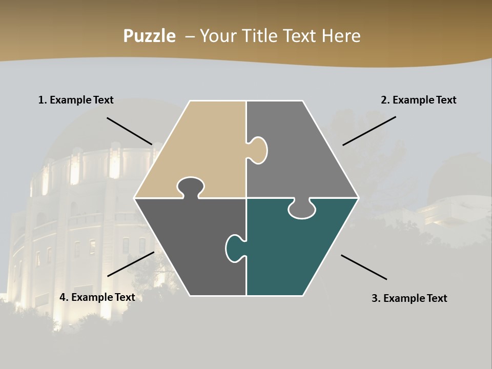 Astronomy Building Observatory PowerPoint Template