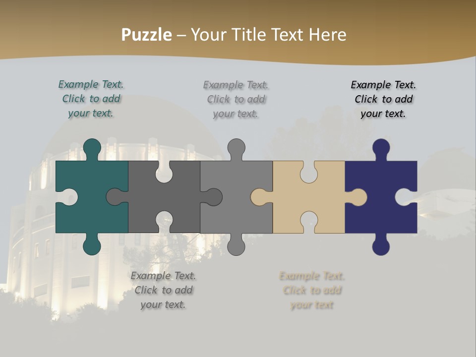 Astronomy Building Observatory PowerPoint Template