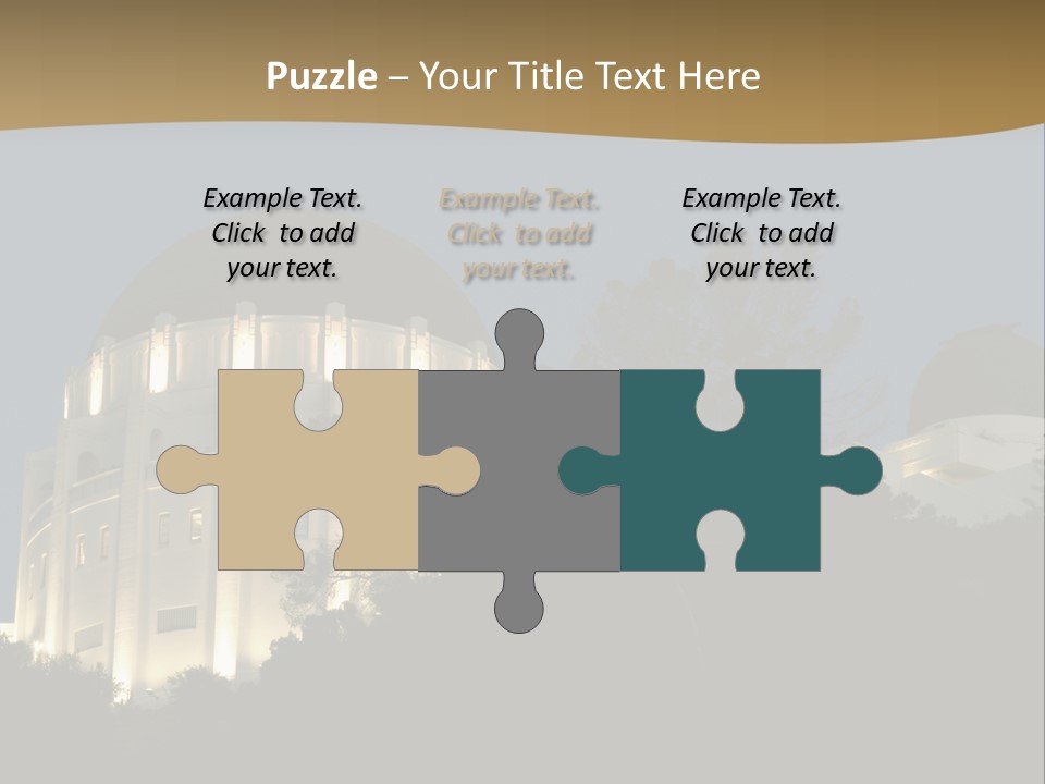 Astronomy Building Observatory PowerPoint Template