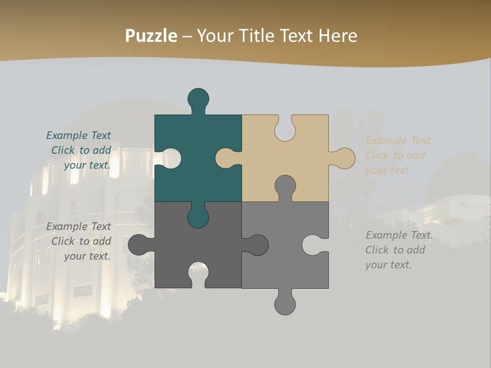 Astronomy Building Observatory PowerPoint Template