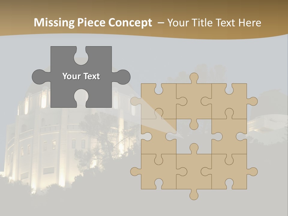 Astronomy Building Observatory PowerPoint Template