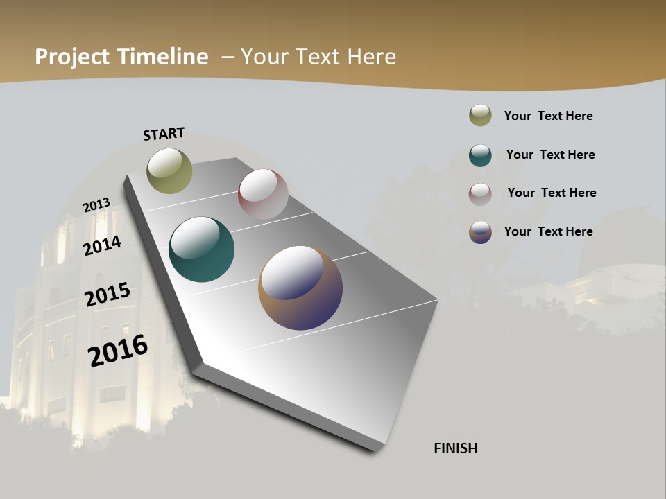 Astronomy Building Observatory PowerPoint Template
