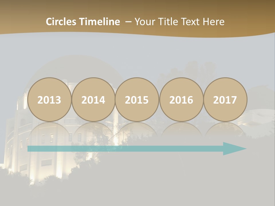 Astronomy Building Observatory PowerPoint Template