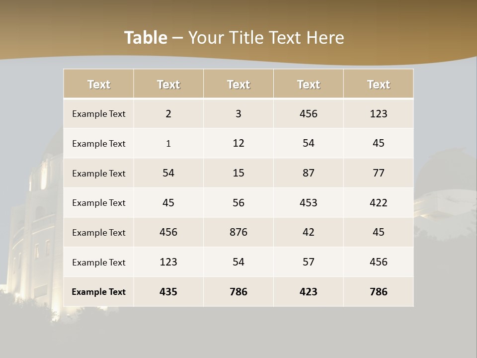 Astronomy Building Observatory PowerPoint Template