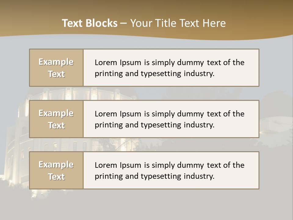 Astronomy Building Observatory PowerPoint Template