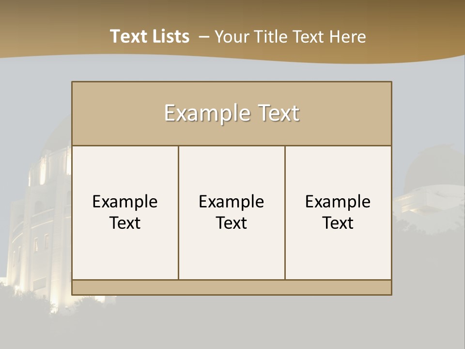 Astronomy Building Observatory PowerPoint Template