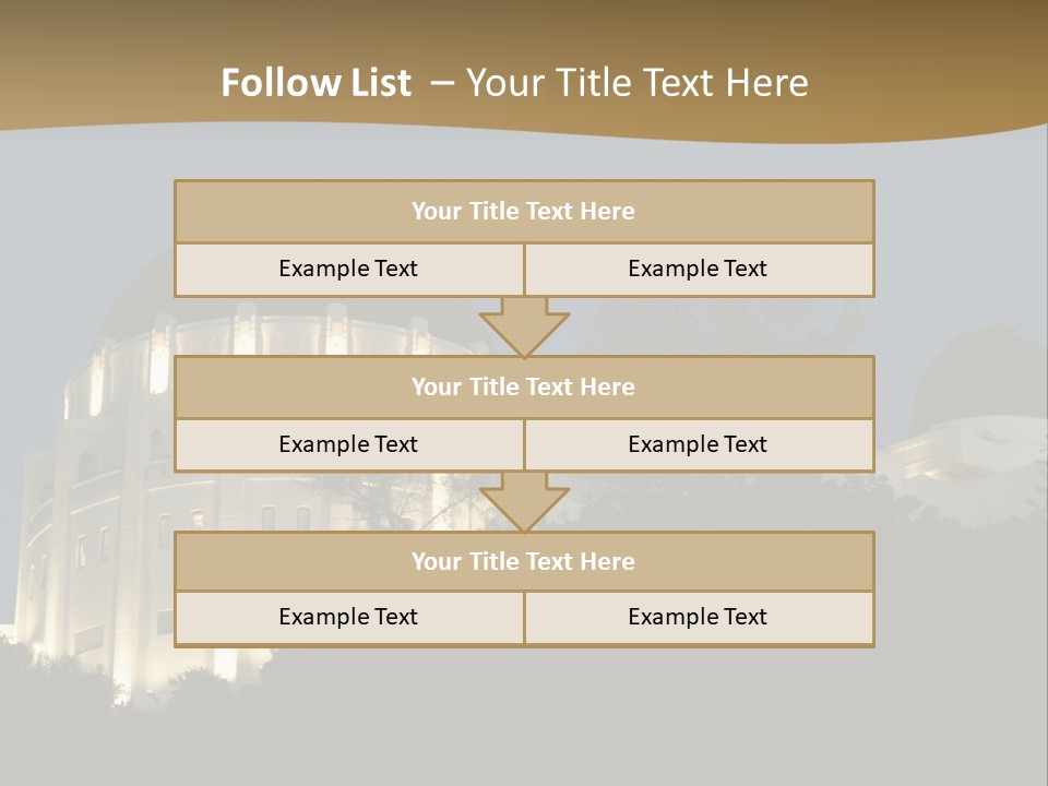 Astronomy Building Observatory PowerPoint Template