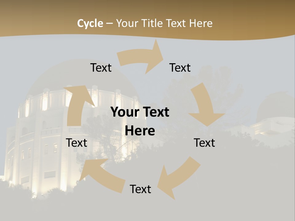 Astronomy Building Observatory PowerPoint Template
