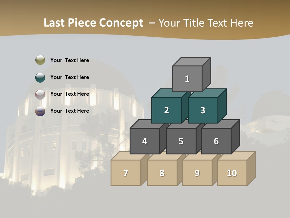 Astronomy Building Observatory PowerPoint Template